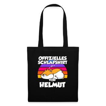 Official Sleep Shirt by Helmut - Tote Bag - black - Front