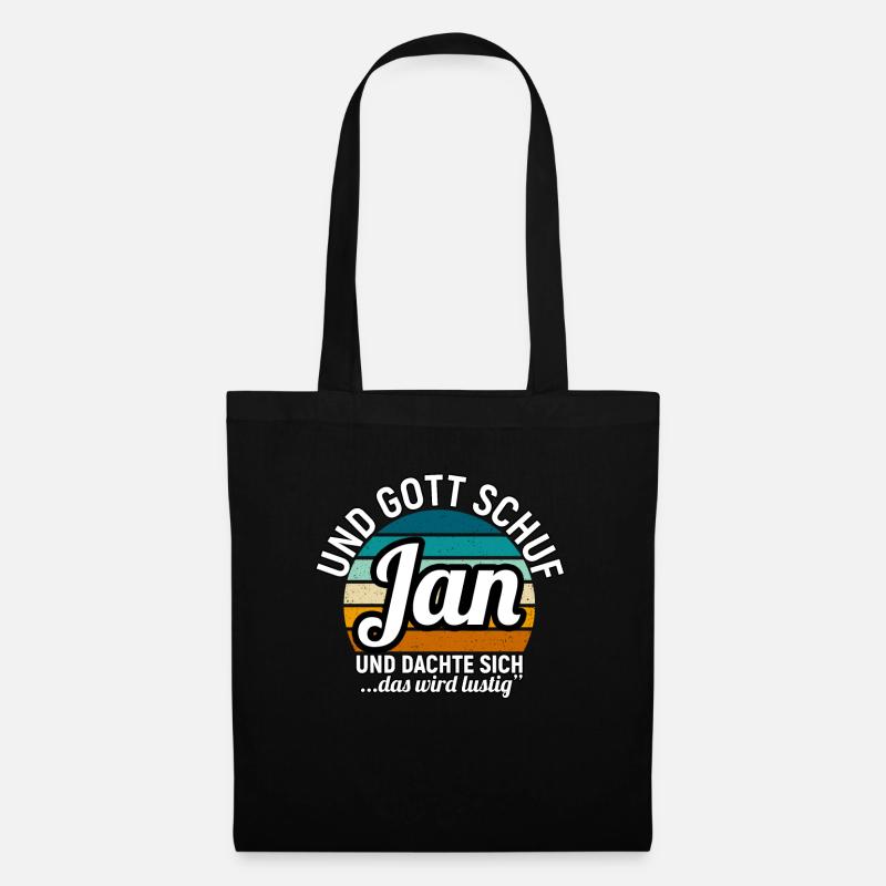 Jan - Stoffbeutel - Schwarz