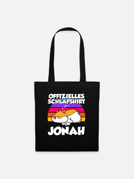 Offizielles Schlafshirt Von Jonah - Stoffbeutel - Schwarz