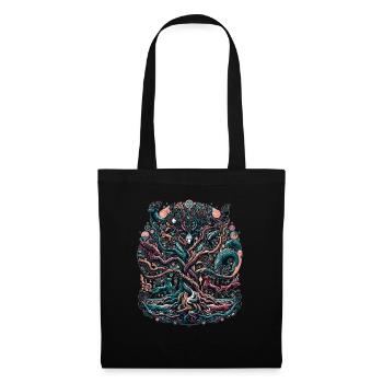 Celtic Tree of Life: Symphony of the Wild - Tote Bag - black - Front