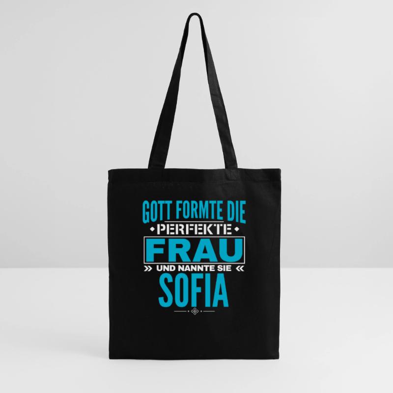 Conception de nom de Sofia Sac en tissu