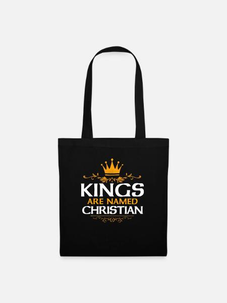 Chrétien - Sac en tissu - noir