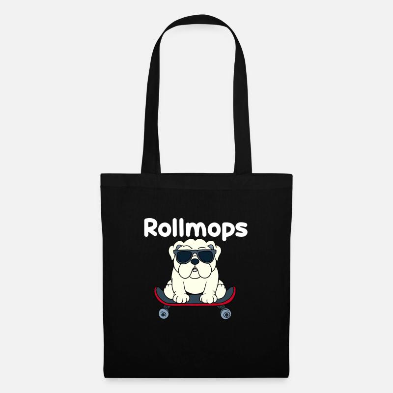 Rollmops - Stoffbeutel - Schwarz