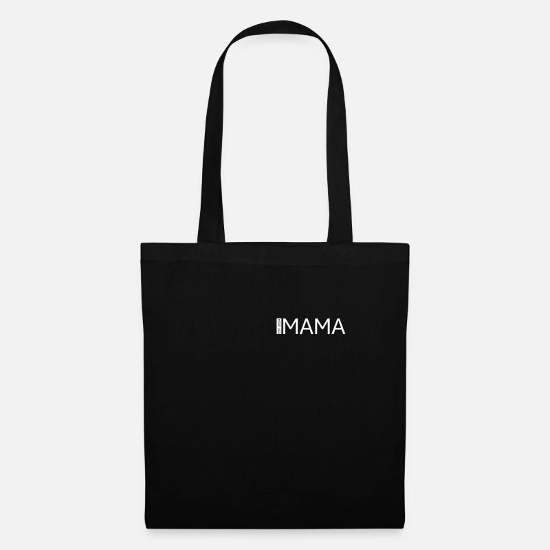 Stolze Eltern Design Mama Papa Est. - Stoffbeutel - Schwarz