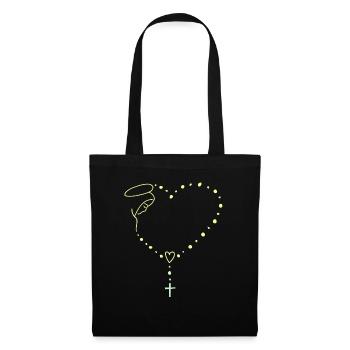 Vierge Marie Jésus Bible Religion chrétienne Madone - Sac en tissu - noir - Devant