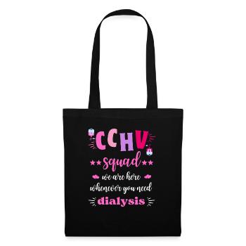 CCHV Squad Dialysis Nurse Team - Tote Bag - black - Front