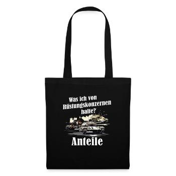 Armor Stocks Drôle Dicton Cadeau - Sac en tissu - noir - Devant