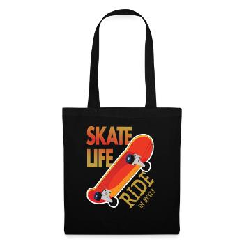 Skateboard Passion - Sports Skateboard Deck - Tote Bag - black - Front
