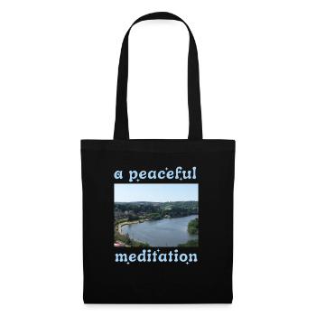 Une Méditation Calme Au Bord de La Rivière - Sac en tissu - noir - Devant