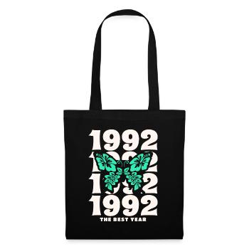 Groovy and Vintage 1992 30 Jahre Jubiläum - Stoffbeutel - Schwarz - Vorne
