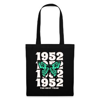 Groovy et Vintage 1952 70 Ans Anniversaire - Sac en tissu - noir - Devant