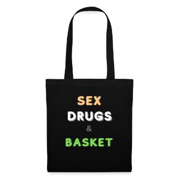 Gift basketball basketball funny sport passion - Tote Bag - black - Front