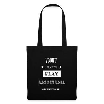 Gift basketball basketball funny sport passion - Tote Bag - black - Front