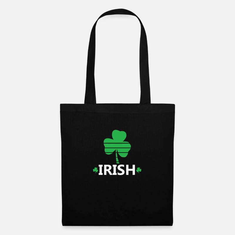 St. Patricks day - Irish - Shirt - Stoffbeutel - Schwarz