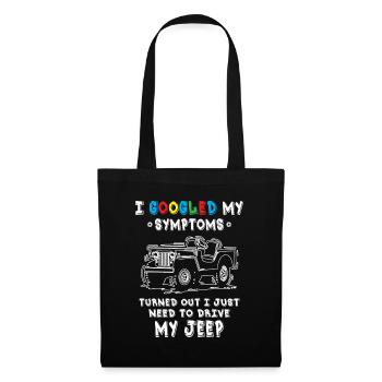 Il s’est avéré que j’avais juste besoin de conduire mes Jeeps - Sac en tissu - noir - Devant