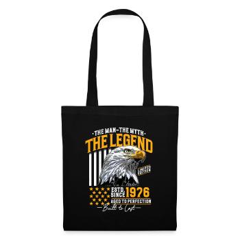 Vintage 1976 Homme Mythe Légende Anniversaire - Sac en tissu - noir - Devant