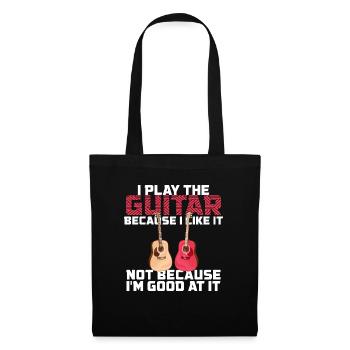 Guitar saying guitarist music dear musician - Tote Bag - black - Front