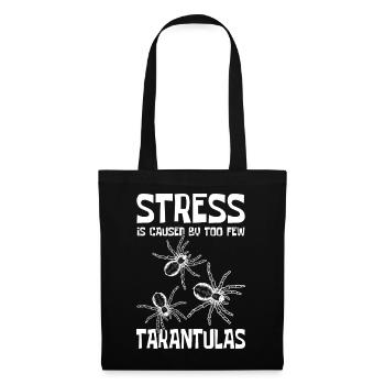 Tarantula Geschenke | Haustiere Spinne Vogelspinne - Stoffbeutel - Schwarz - Vorne