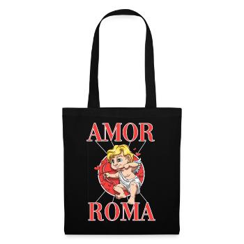 Liebesengel Zeichen der Liebe Romantik Geschenk - Stoffbeutel - Schwarz - Vorne