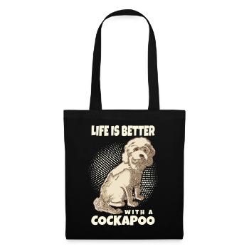 Cockapoo - Tote Bag - black - Front