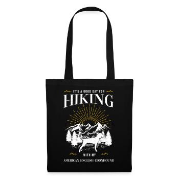 American English Coonhound - Tote Bag - black - Front