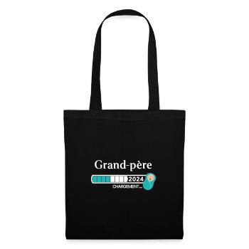 Grand père 2024 Chargement - Sac en tissu - noir - Devant
