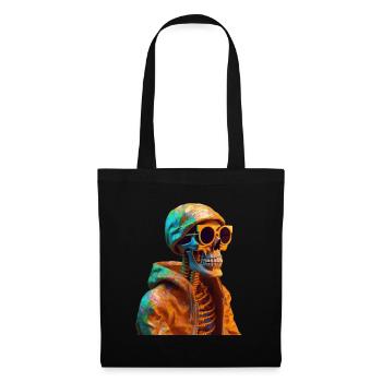 Skeleton Halloween Horror Monster Blood Sunglasses - Tote Bag - black - Front