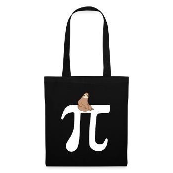 Math Sloth Pi - Tote Bag - black - Front