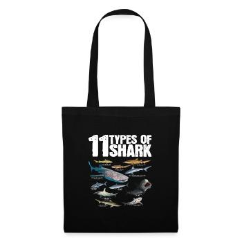 11 Species of Shark Save the Sharks Shark-Liebha - Tote Bag - black - Front