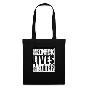 Redneck Lebt Materie Land Southern Redneck - Stoffbeutel - Schwarz - Vorne