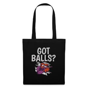Drôle d’humour Ironic Paintball Game - Sac en tissu - noir - Devant
