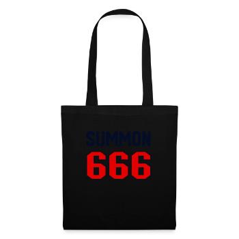 Beschw�rung 666 Jersey Satanist Teufel Anbieter 66 - Stoffbeutel - Schwarz - Vorne