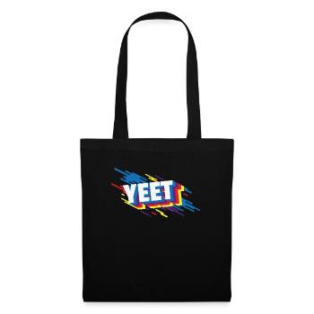Yeet meme art yeeted Slang Jungen M�dchen Teenager - Stoffbeutel - Schwarz - Vorne