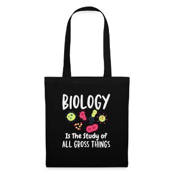 Gross Things Professeur de biologie Amoureux des sciences - Sac en tissu - noir - Devant