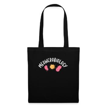 Meowcrobiology Microbiology Microbiologist Biology - Tote Bag - black - Front