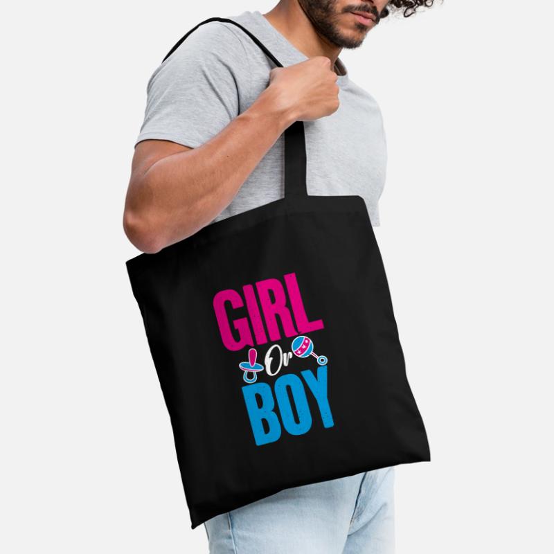 Mädchen Oder Junge? Bald Eltern Des Rosa Oder Stoffbeutel