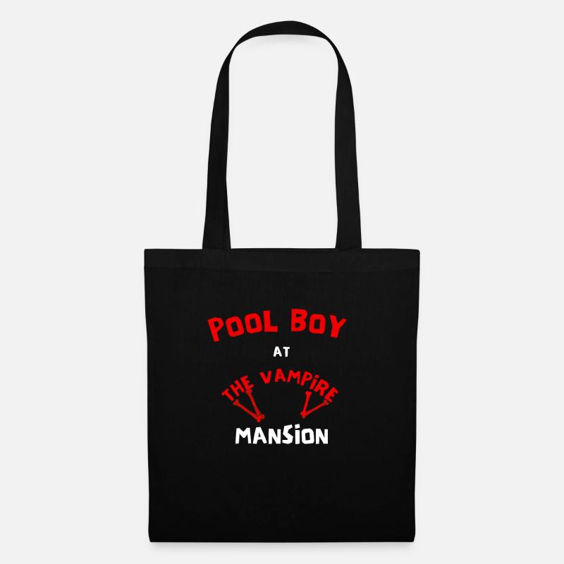 Pool Boy im Vampir e mansion - Stoffbeutel - Schwarz