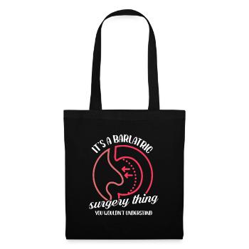 is a brlatric surgery thing design - Tote Bag - black - Front
