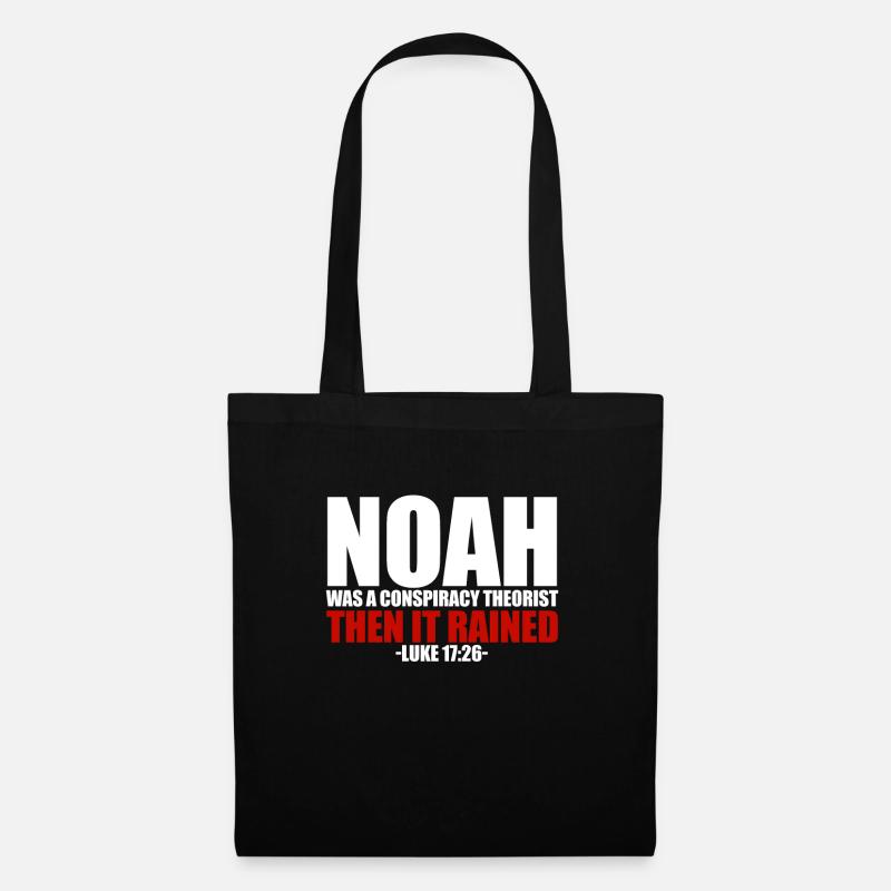 Noah Verschw�rungstheoretiker dann regnete er Luka - Stoffbeutel - Schwarz