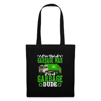 Garbage Dude Trash Dump Garbage Truck Driver - Tote Bag - black - Front