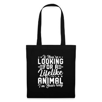 Lifelike taxidermist expert - Tote Bag - black - Front