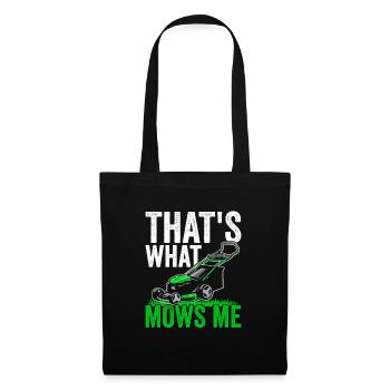 Mowing Lawn Mowing Landscape Gardener Lawn Mower - Tote Bag - black - Front