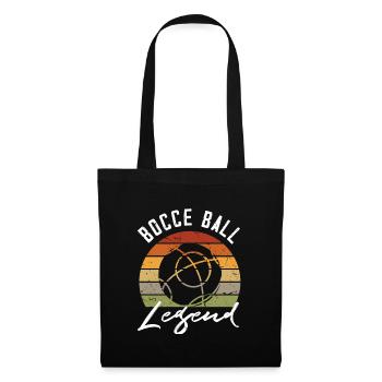 Légende de la pétanque - Sac en tissu - noir - Devant