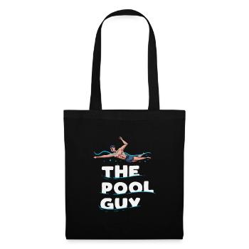 Le gars de la piscine Design pour un nageur de piscine - Sac en tissu - noir - Devant