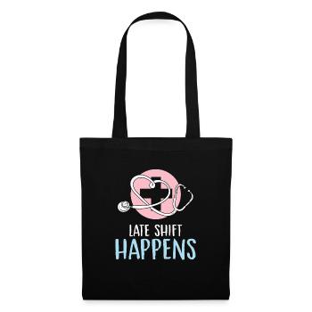 Arrivée tardive de l’équipe Conception pour un hôpital - Sac en tissu - noir - Devant
