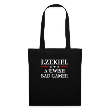 Ezekiel, joueur juif, amateur de jeux, - Sac en tissu - noir - Devant