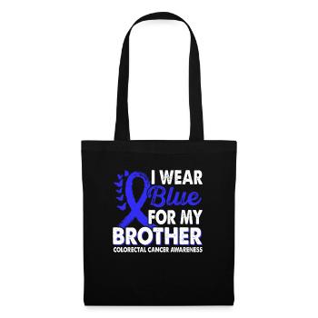 Wear light blue for - Tote Bag - black - Front