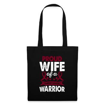 Wife Of Laryngeal Cancer Warrior Consciousness - Tote Bag - black - Front