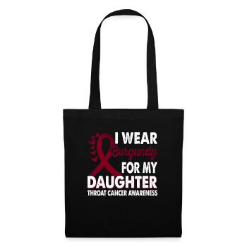 Wear burgundy for the month of - Tote Bag - black - Front