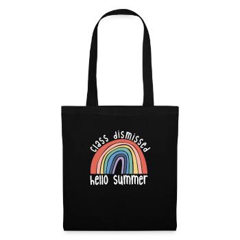 Klasse entlassen Hallo Sommerlehrerschule - Stoffbeutel - Schwarz - Vorne